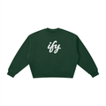 Boxy Fleece Crewneck Sweatshirt