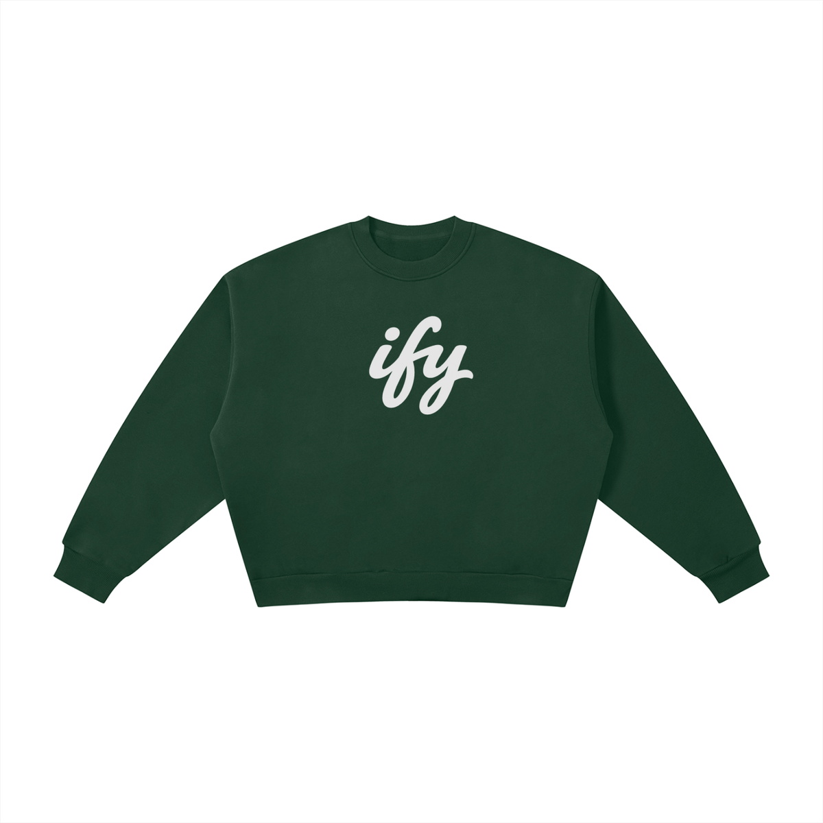 Boxy Fleece Crewneck Sweatshirt