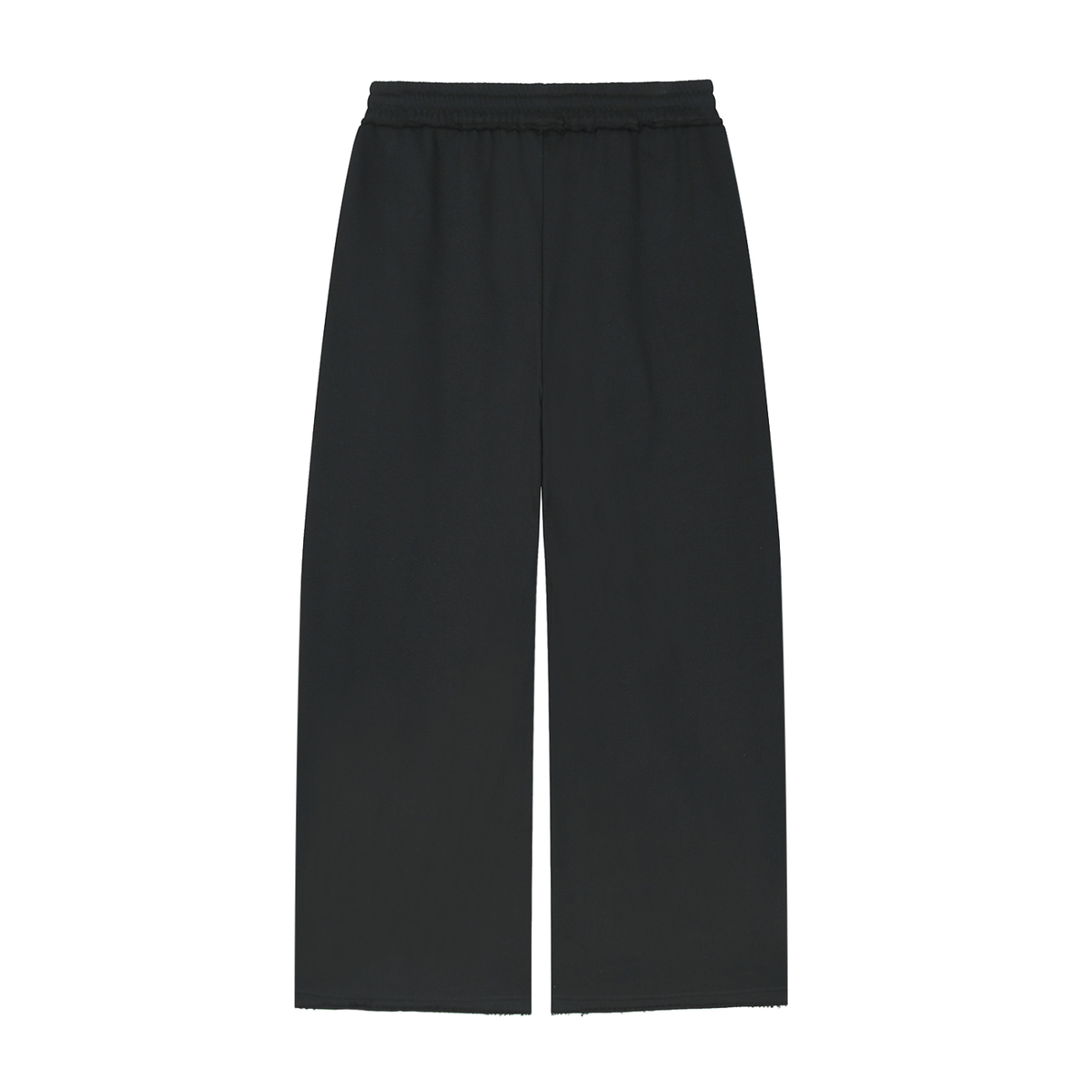 Wide Leg Raw Edge Sweatpants