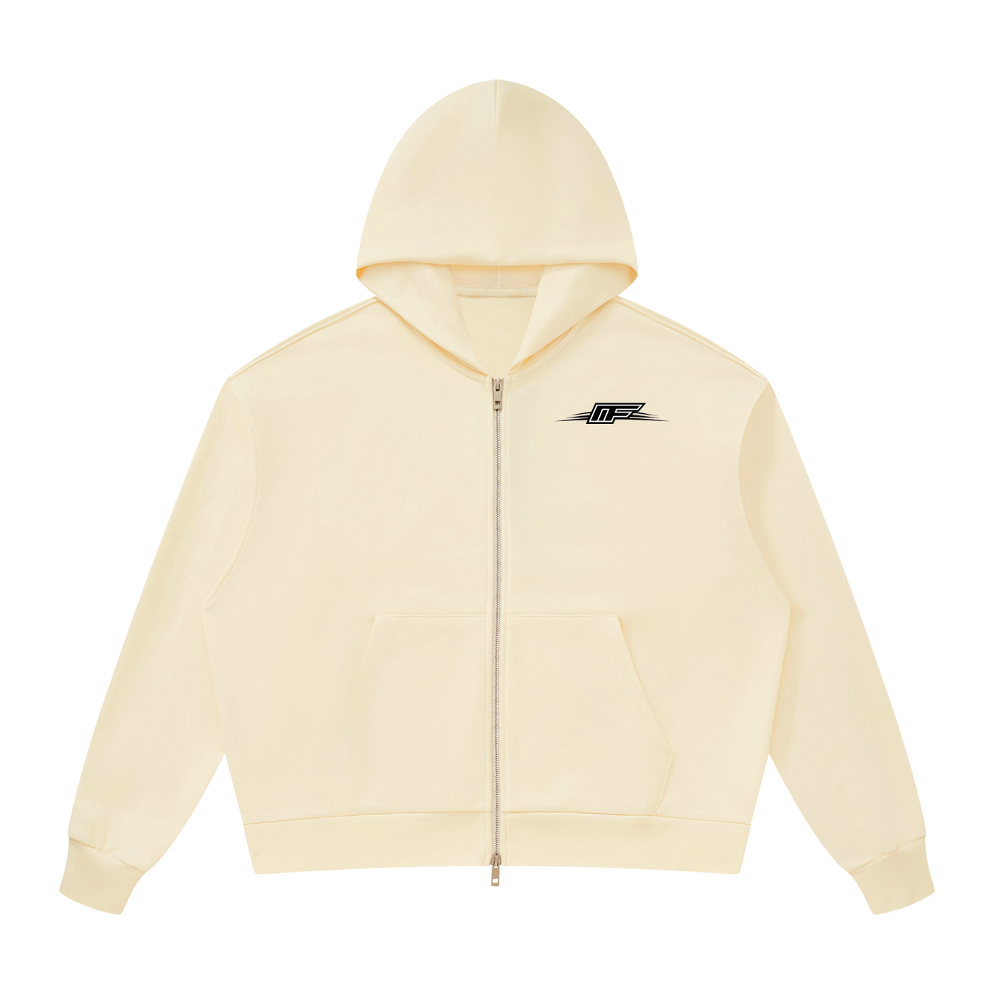 Unisex Drop Shoulder Full Zip Hoodie - Comfort Meets Style for Every Occasion