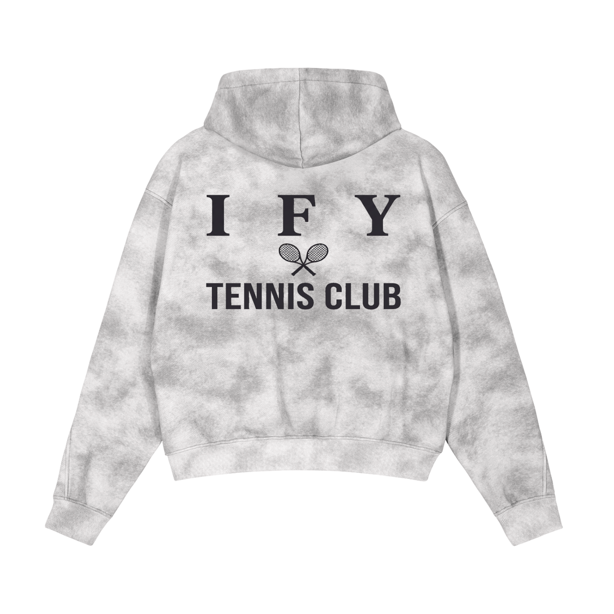 Dirty Wash Zip-Up Fleece Hoodie