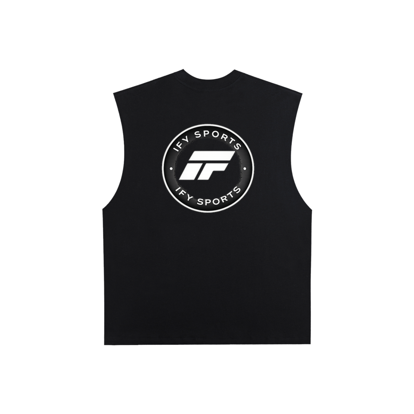 Raw Edge Cotton Tank Top