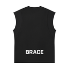 BRACE Spliced Panel Sleeveless Muscle T-Shirt