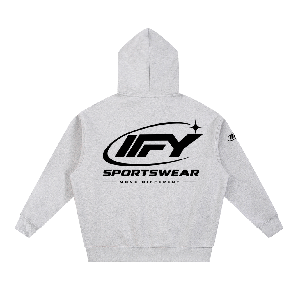 Essential Oversized Boxy Fit Fleece Hoodie