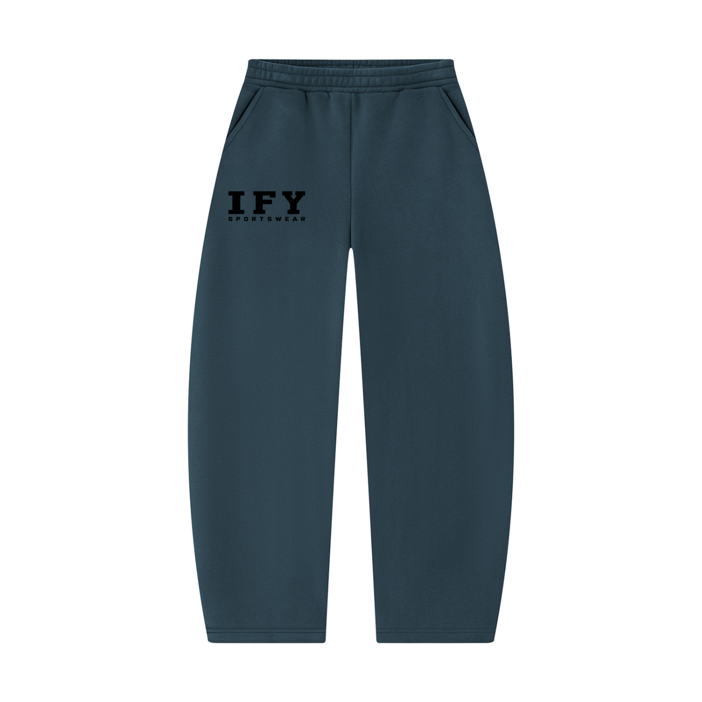 Unisex Barrel Leg Sweatpants