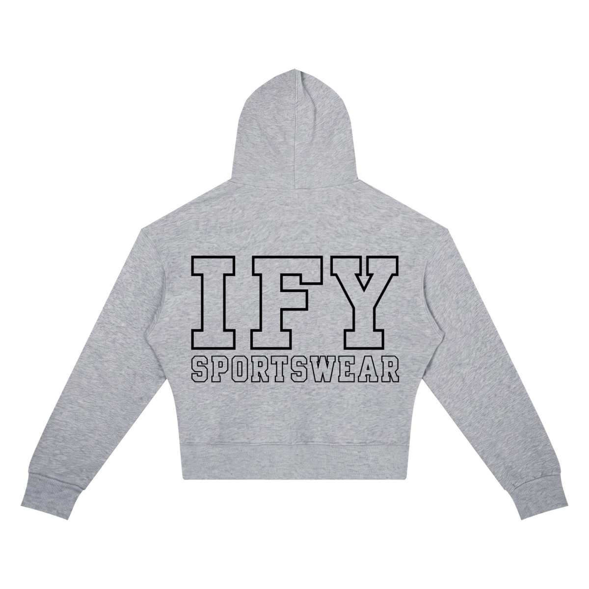 Crop Drop Shoulder Hoodie