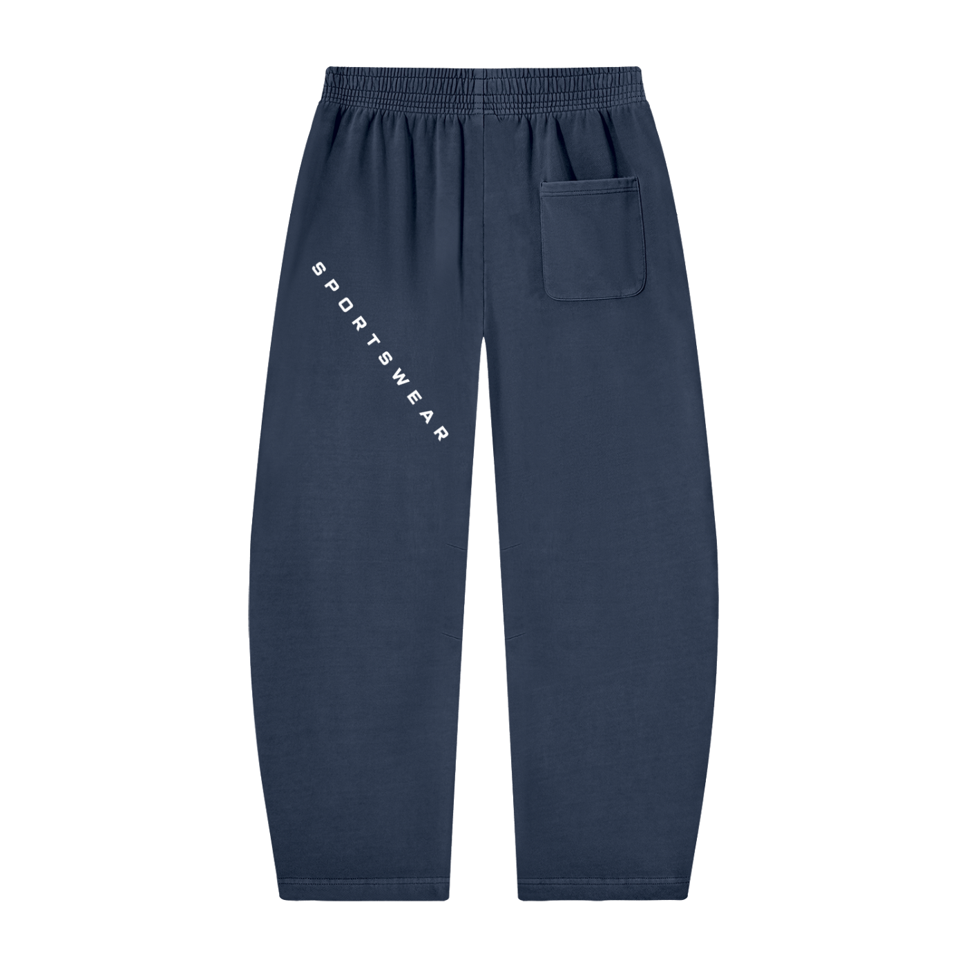 Unisex Vintage Washed Barrel Leg Sweatpants