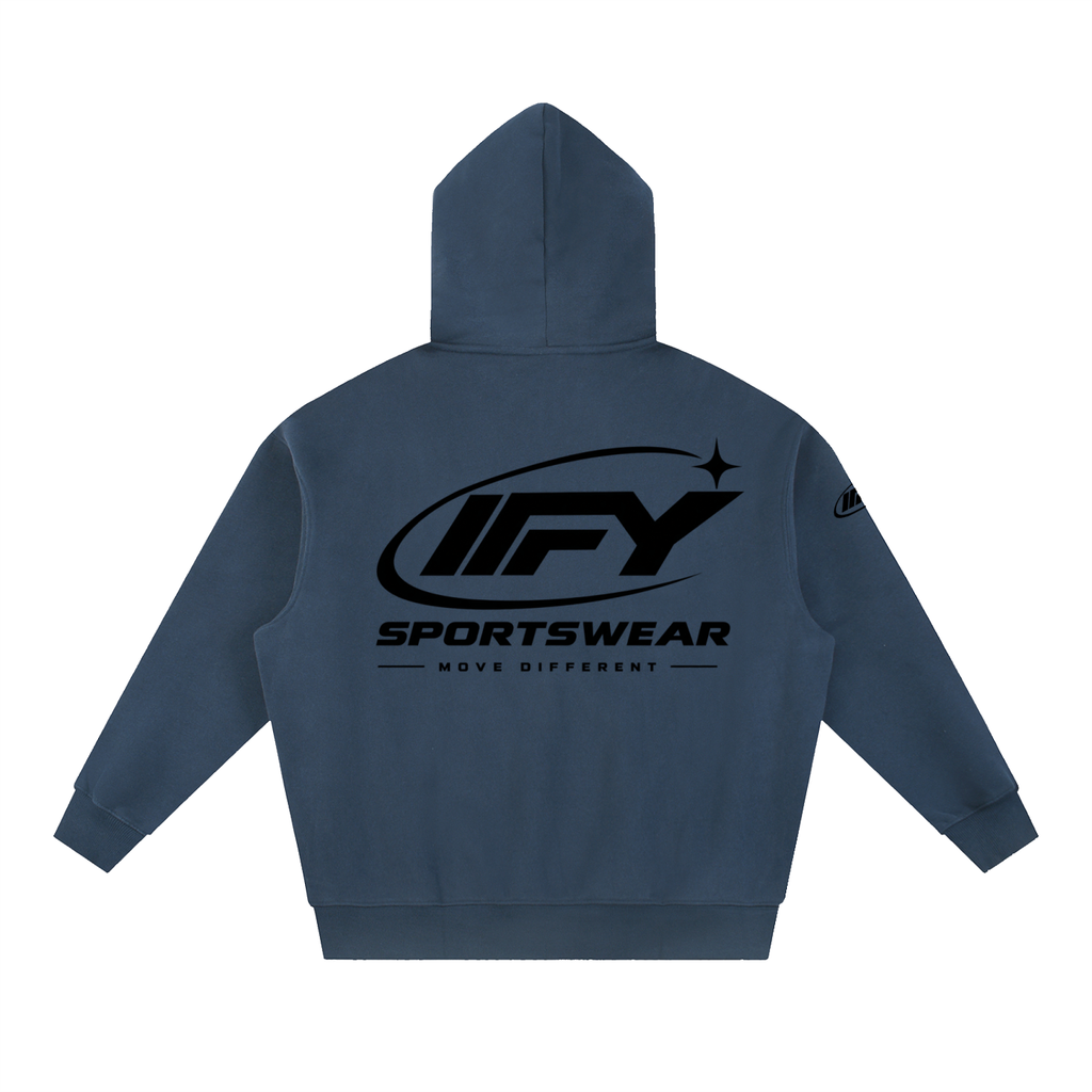 Essential Oversized Boxy Fit Fleece Hoodie