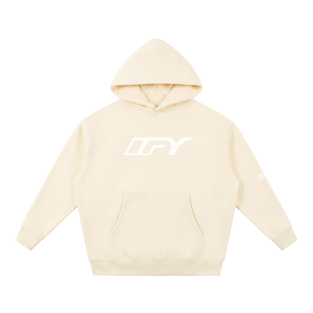 Essential Oversized Boxy Fit Fleece Hoodie