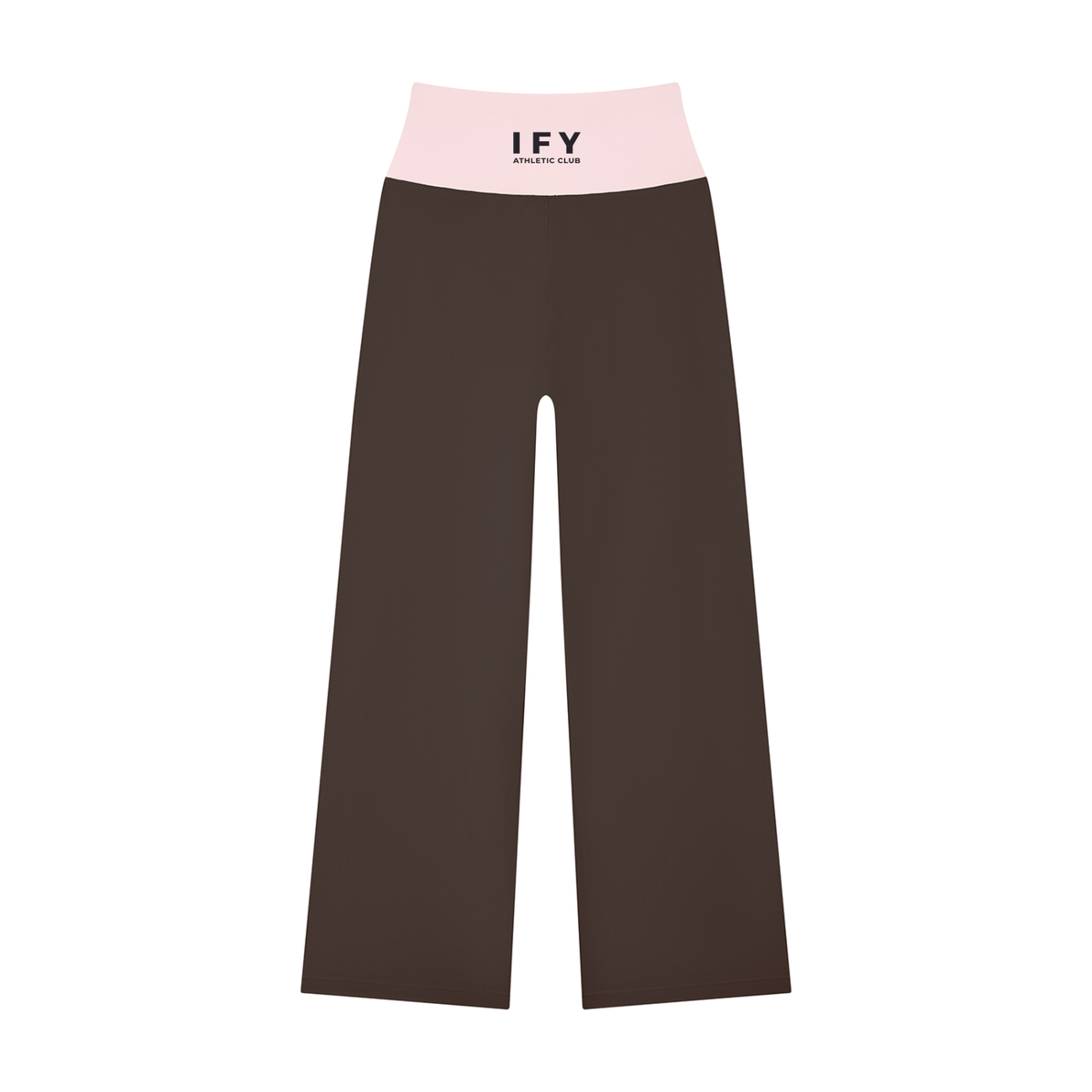 Colour-Block Flared Yoga Leggings