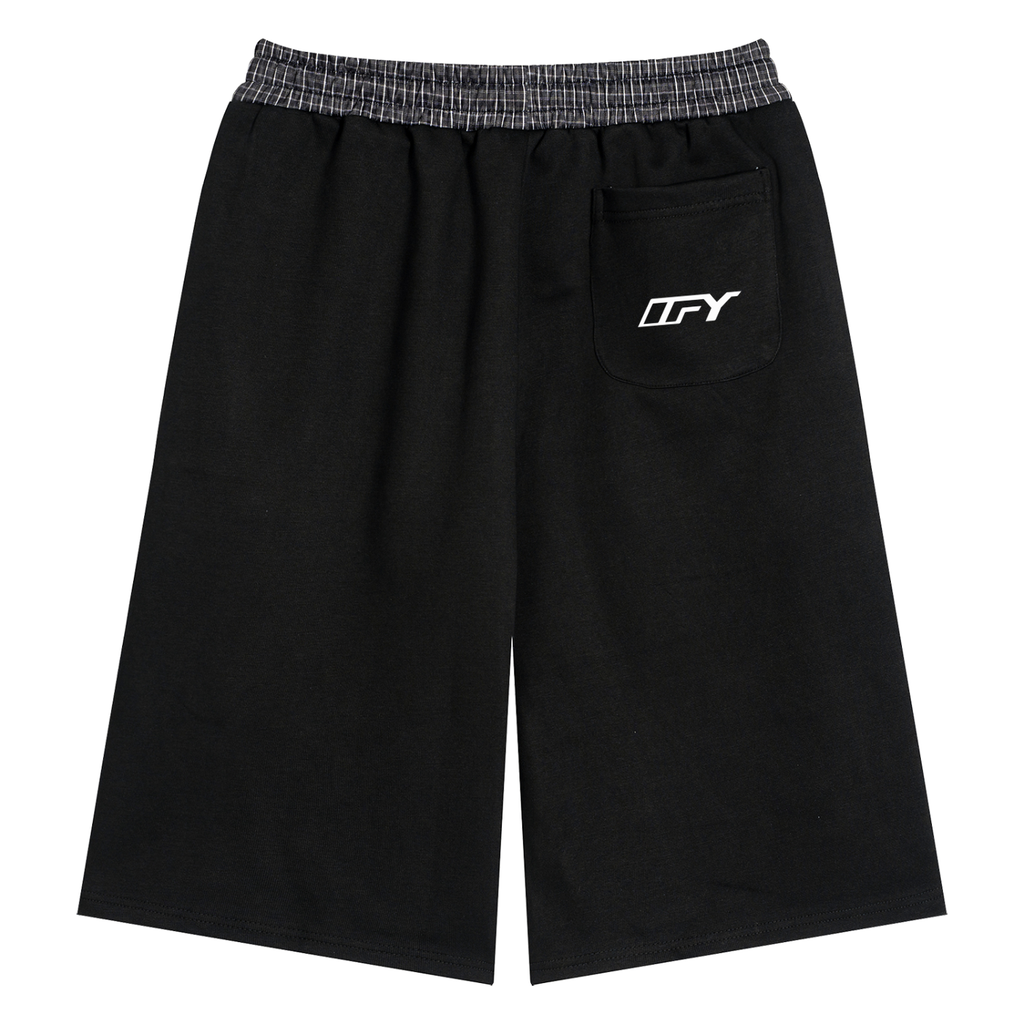 Unisex Plaid Waistband Shorts - Perfect Combination of Style and Comfort