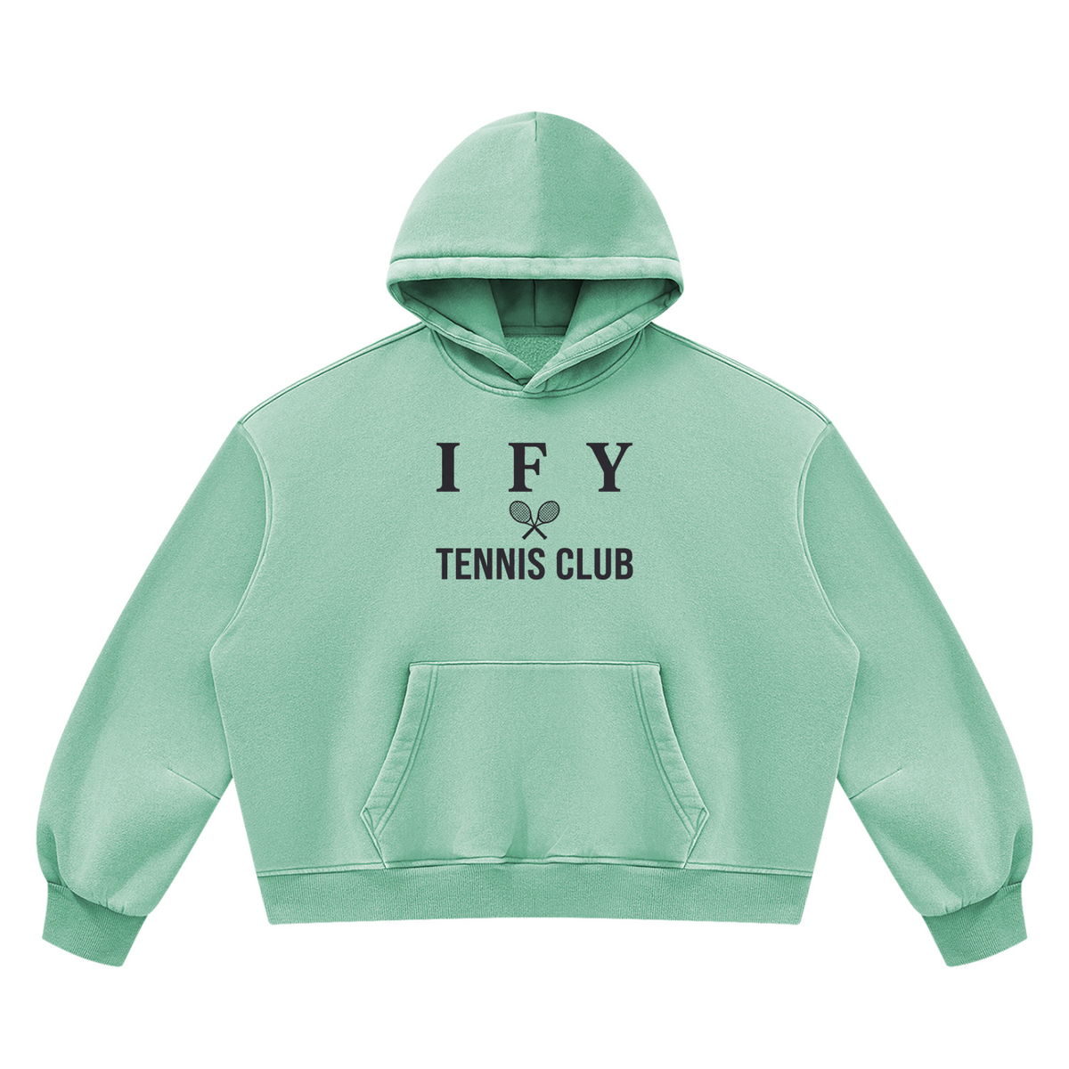 Vintage Wash Boxy Fleece Hoodie