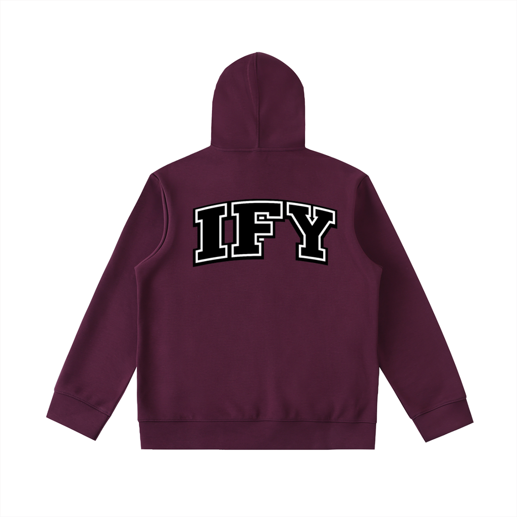 Embrace Comfort with Our Heavyweight High Neck Zip-Up Hoodie