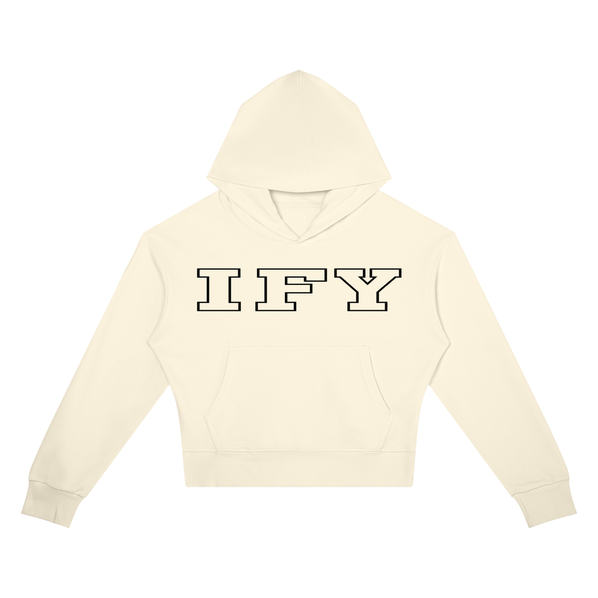 Crop Drop Shoulder Hoodie