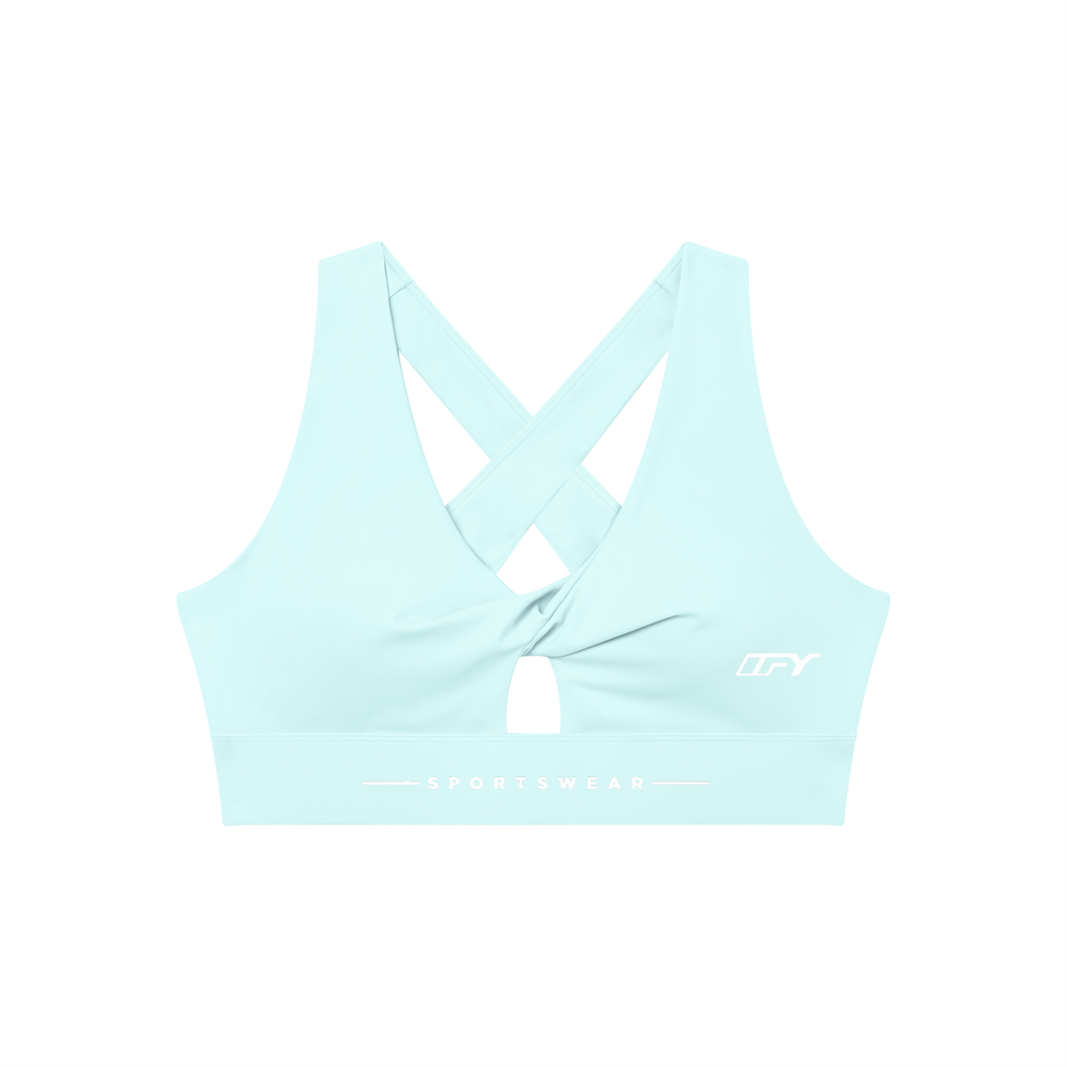 Elevate Your Workout with Our Women's Twist Front Sports Bra