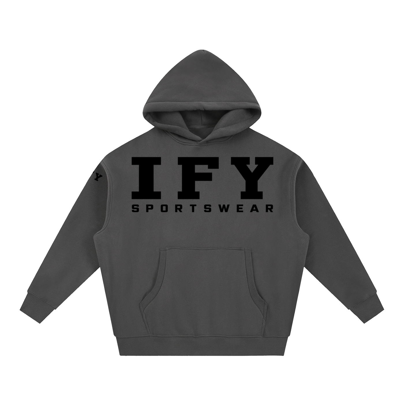 Essential Oversized Boxy Fit Fleece Hoodie