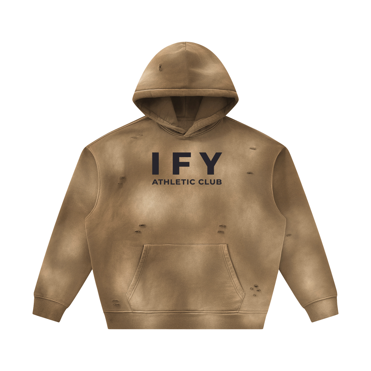 Frayed Fleece Hoodie