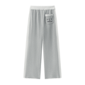 Colour Block Raw Hem Sweatpants