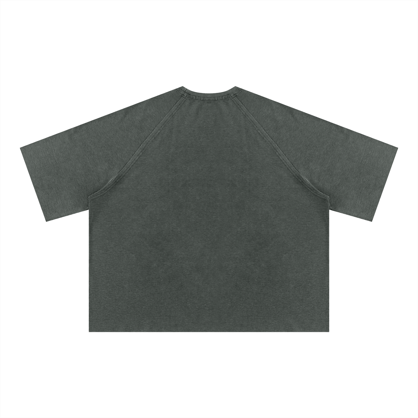 Unisex Mineral Wash Boxy Waffle T-Shirt