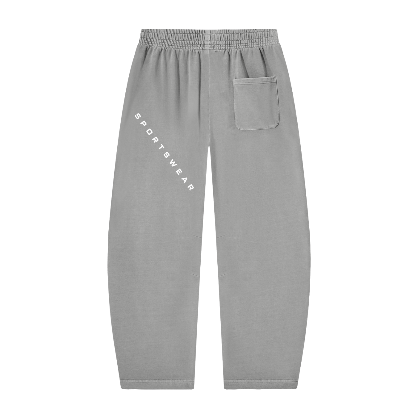 Unisex Vintage Washed Barrel Leg Sweatpants