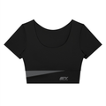 Panelled Crop Yoga T-Shirt