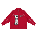 Reflection Striped Raglan Sleeve  Jacket