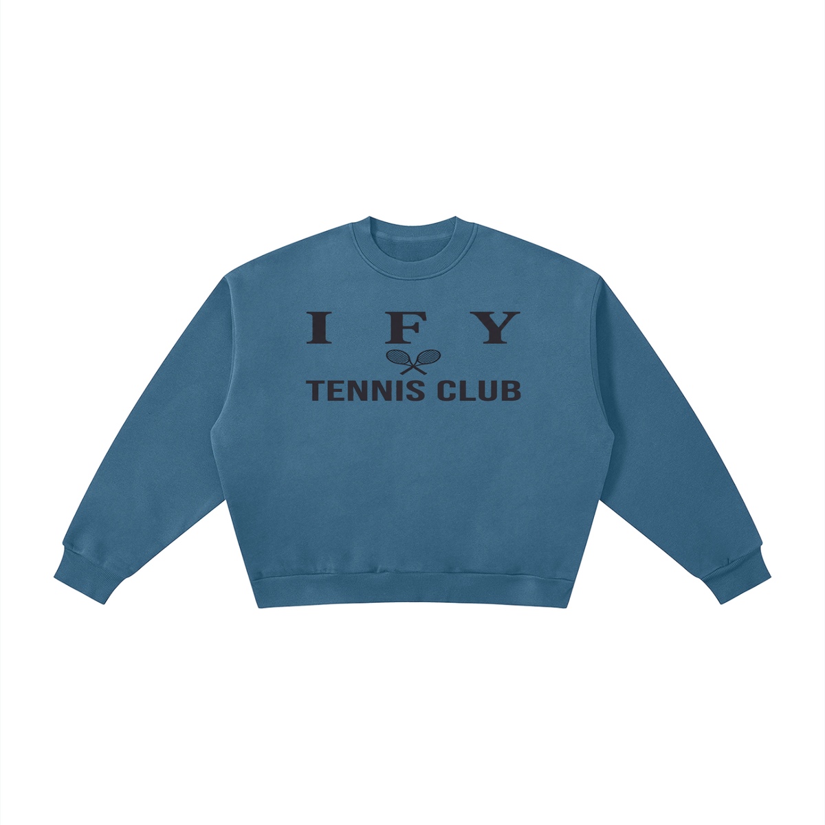 Boxy Fleece Crew-Neck Sweatshirt
