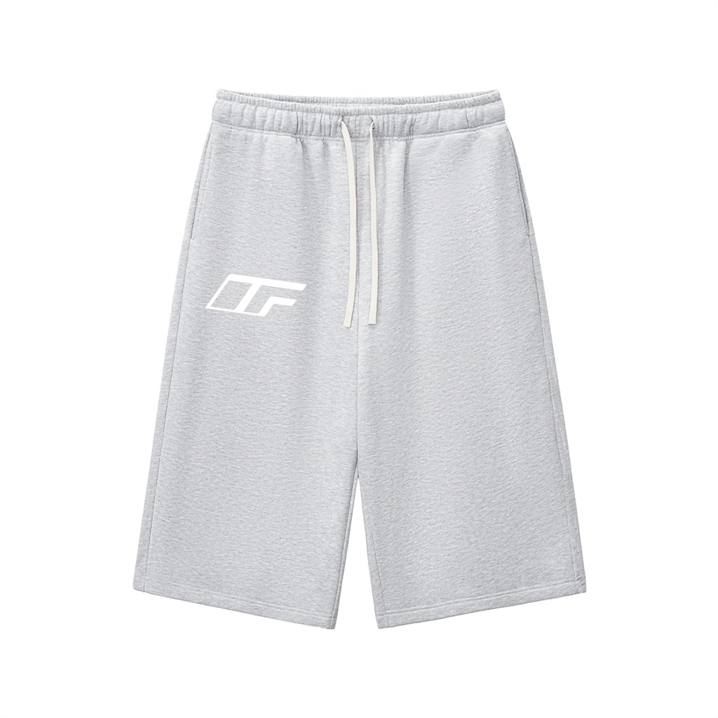 Relaxed Drawstring Three-quarter Sweatpants