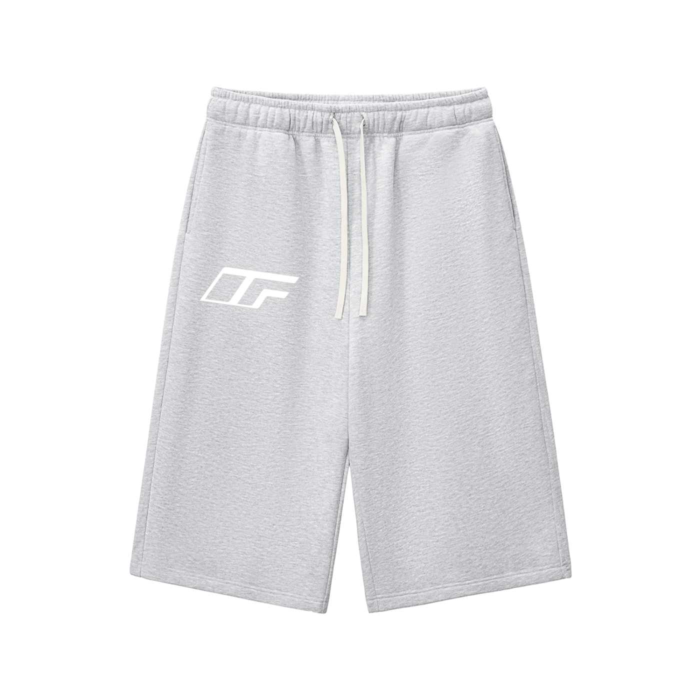 Relaxed Drawstring Three-quarter Sweatpants