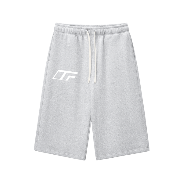 Relaxed Drawstring Three-quarter Sweatpants