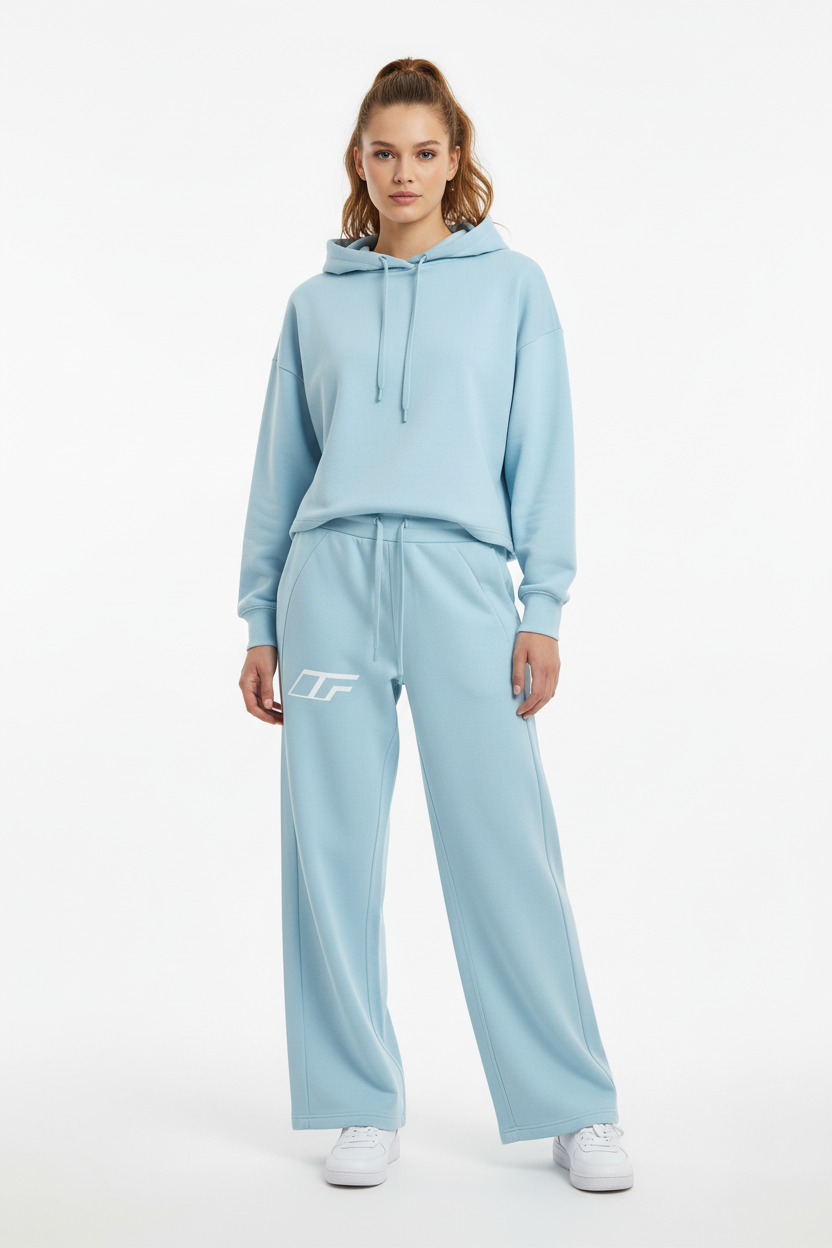 Women's Wide Leg Fleece Sweatpants