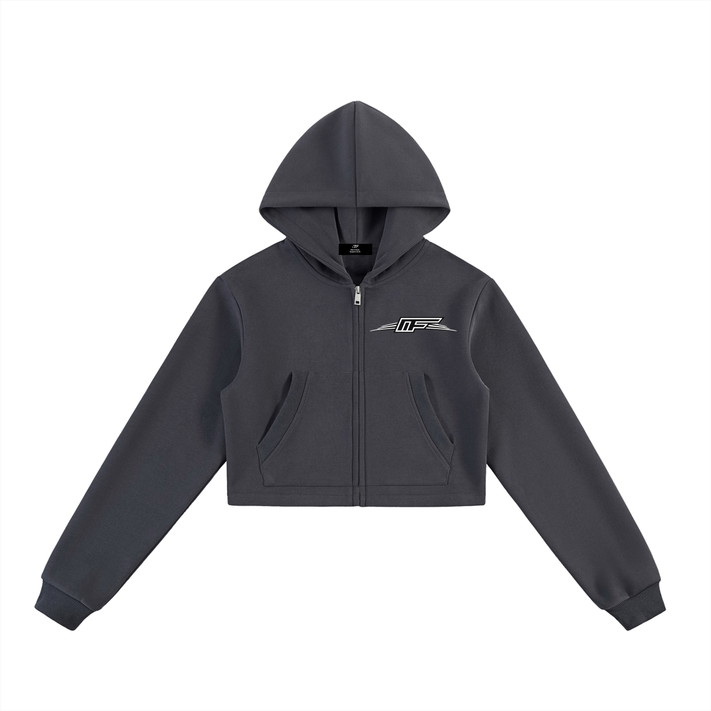 Stylish Cropped Zip-Up Hoodie for Women – Elevate Your Everyday Look