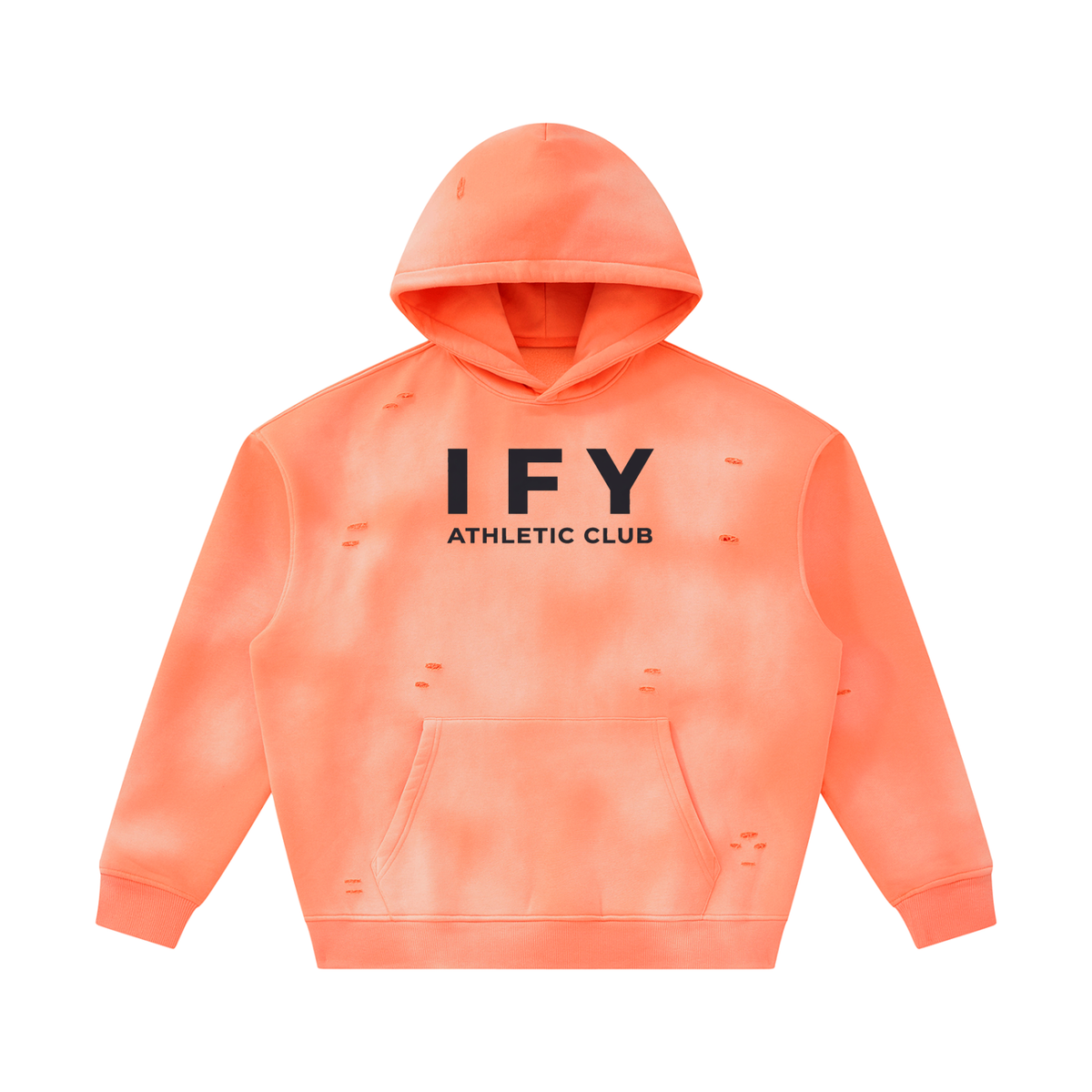 Frayed Fleece Hoodie