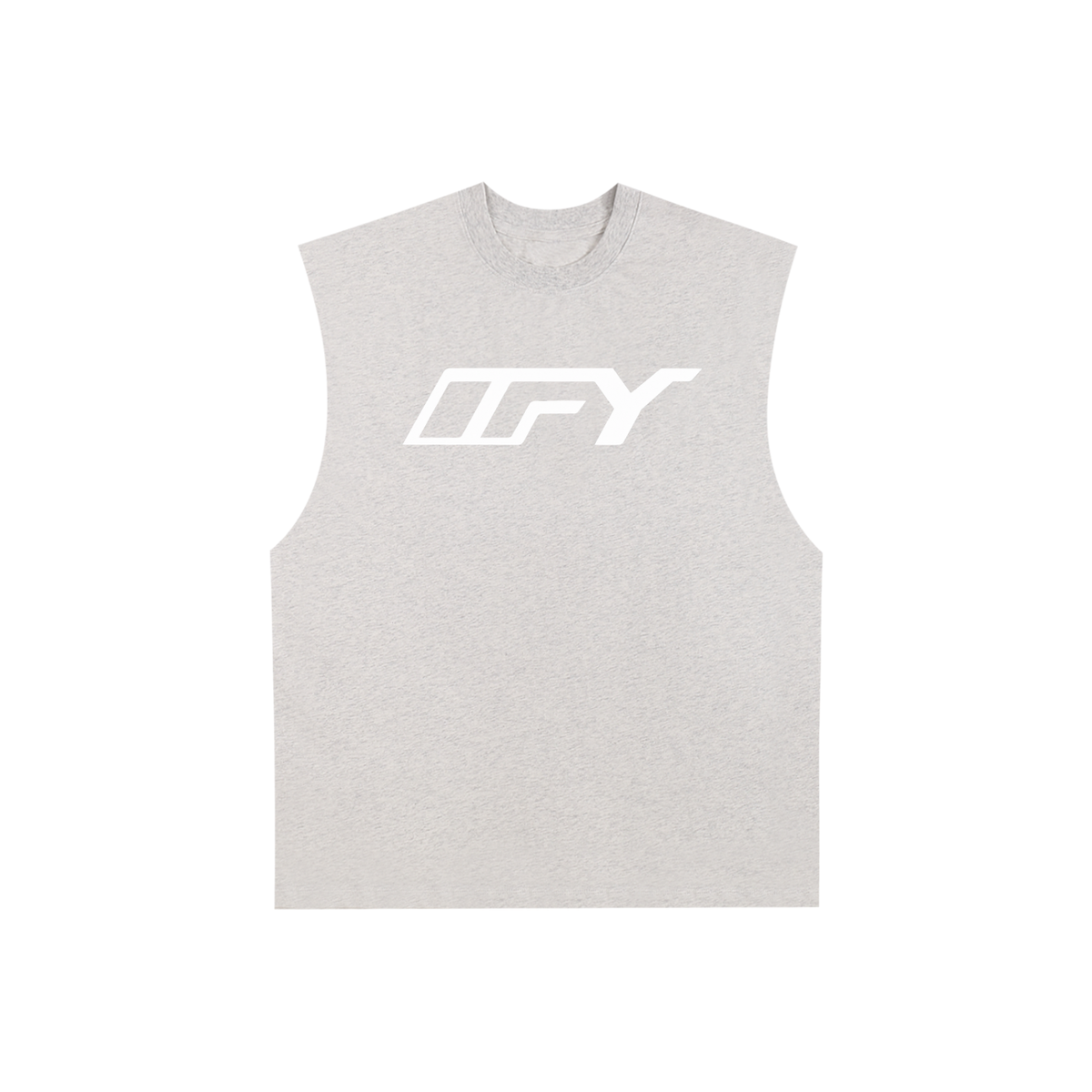 Raw Edge Cotton Tank Top