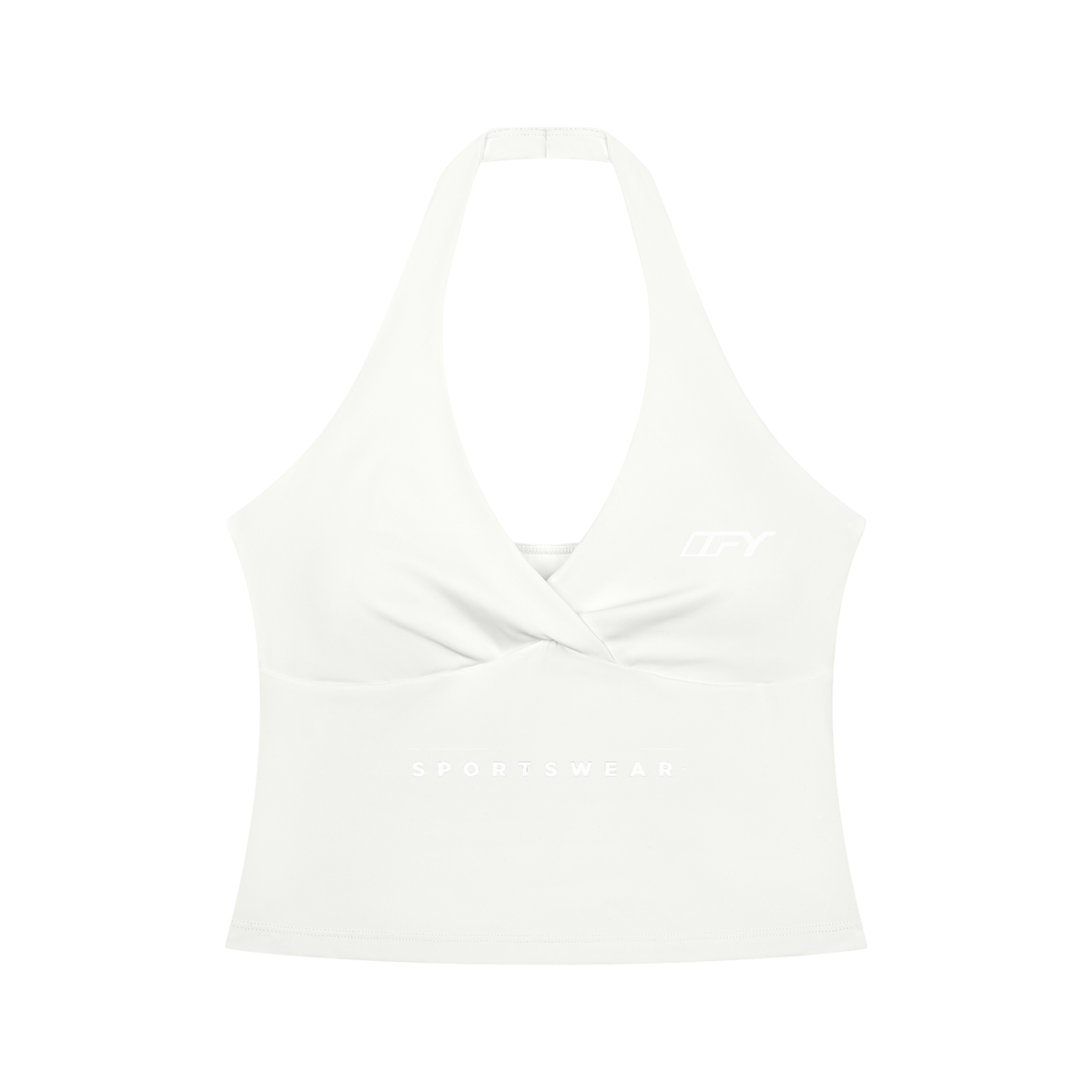 Women’s Ruched Halter Yoga Tank Top