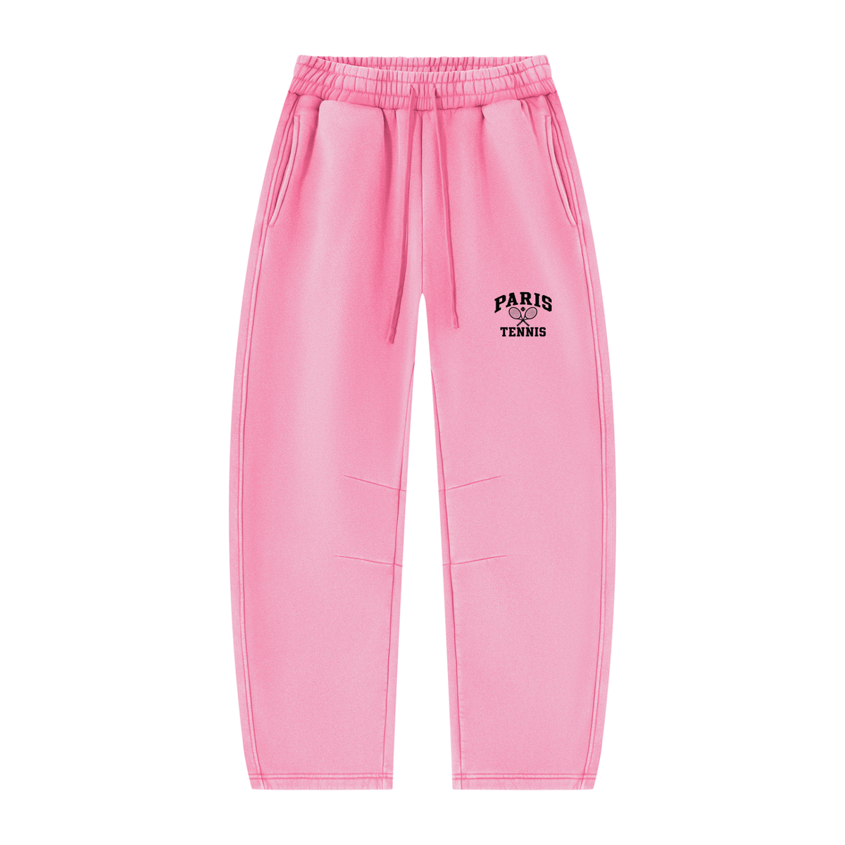 Vintage Wash Barrel Leg Fleece Sweatpants