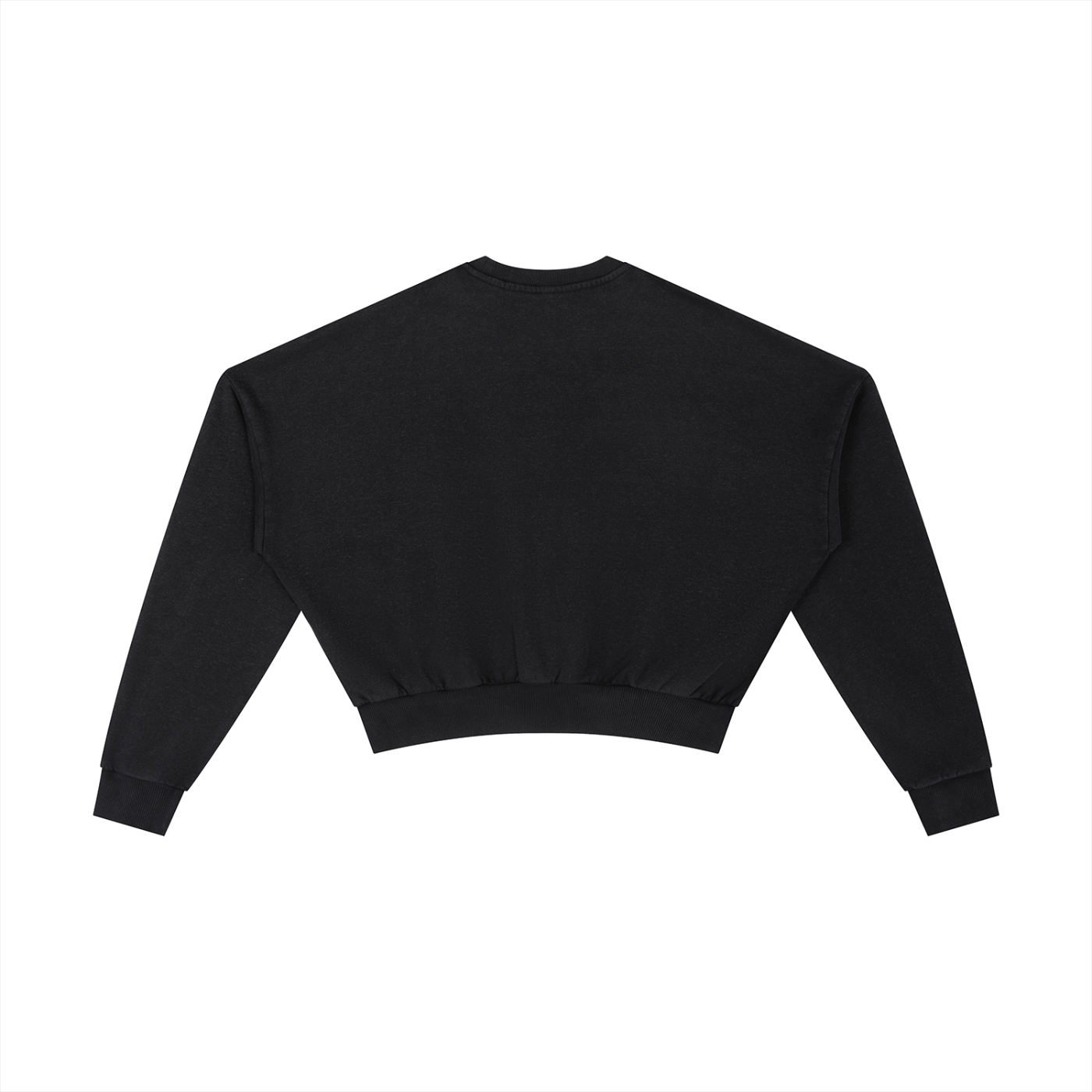Vintage Washed Cropped Sweatshirt - Effortless Style for Any Occasion