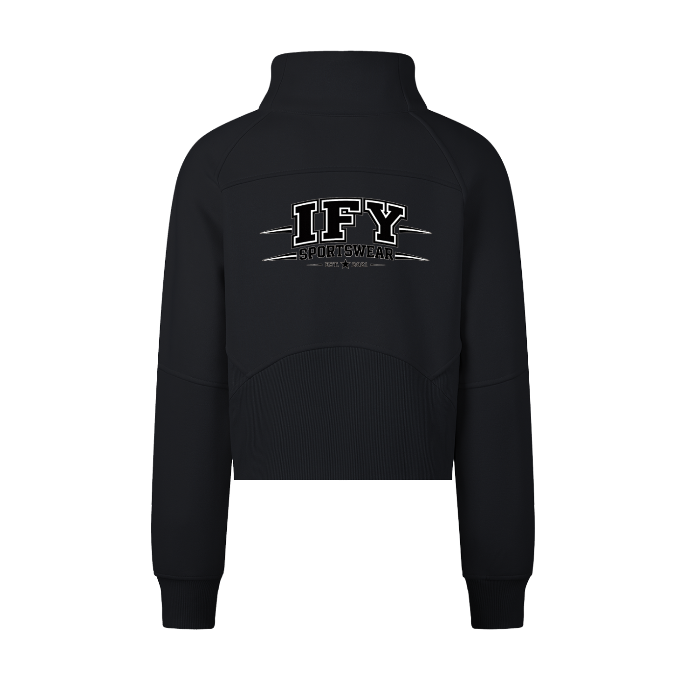 Cropped Half-Zip Sweatshirt – Your Go-To for Comfort and Style