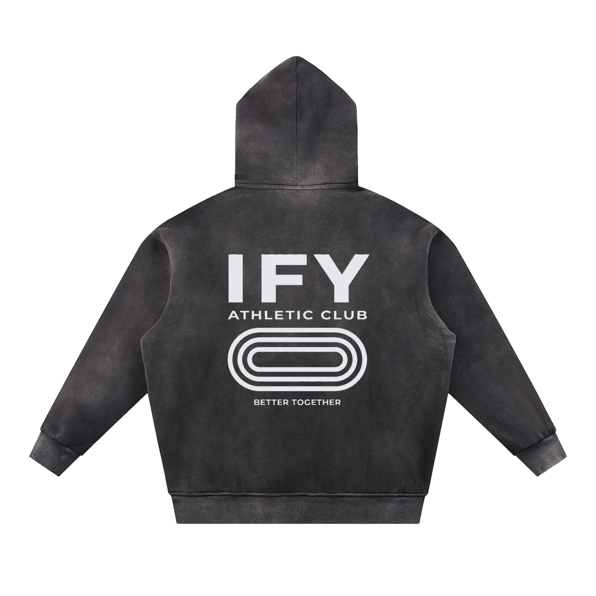 Sun Fade Contrast Tape Hoodie