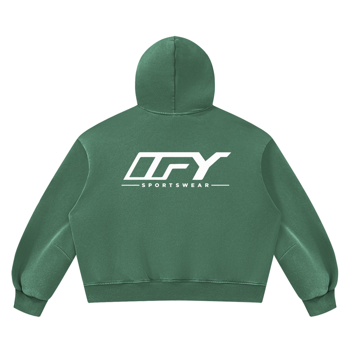 Unisex Vintage Wash Boxy Fleece Hoodie