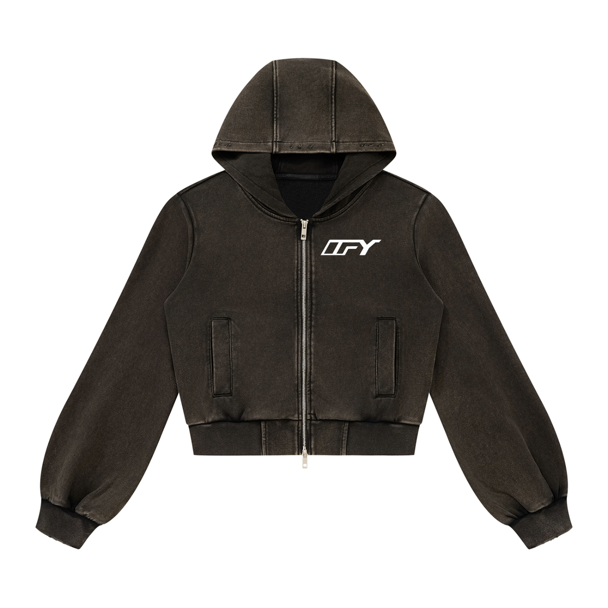 Women’s Vintage Wash Full Zip Hoodie