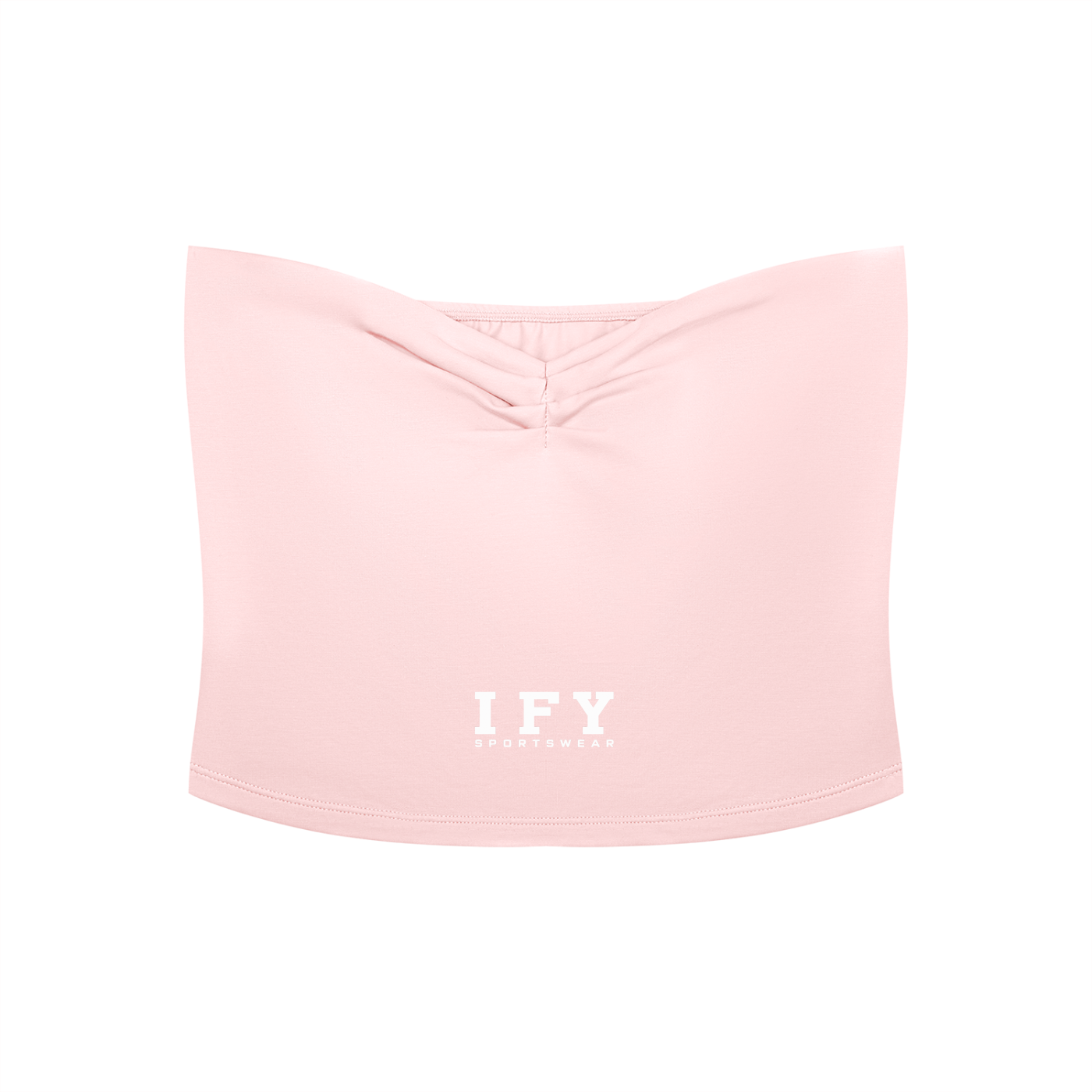 Women's Ruched Cropped Tube Top