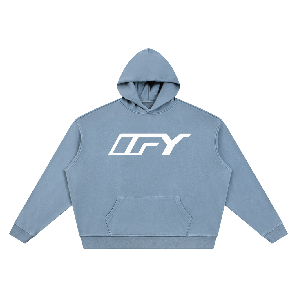 Unisex Vintage Wash Boxy Hoodie