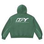 Unisex Vintage Wash Boxy Fleece Hoodie