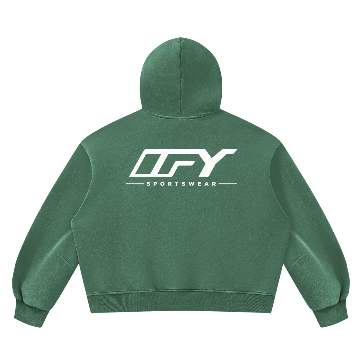 Unisex Vintage Wash Boxy Fleece Hoodie