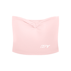 Women's Ruched Cropped Tube Top