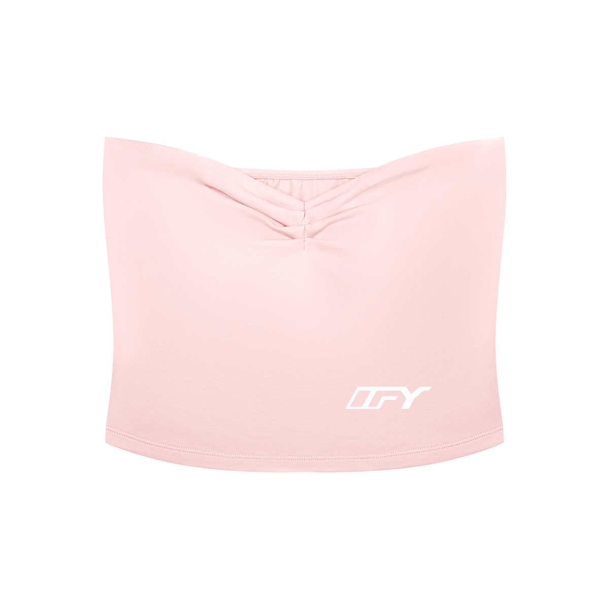 Women's Ruched Cropped Tube Top