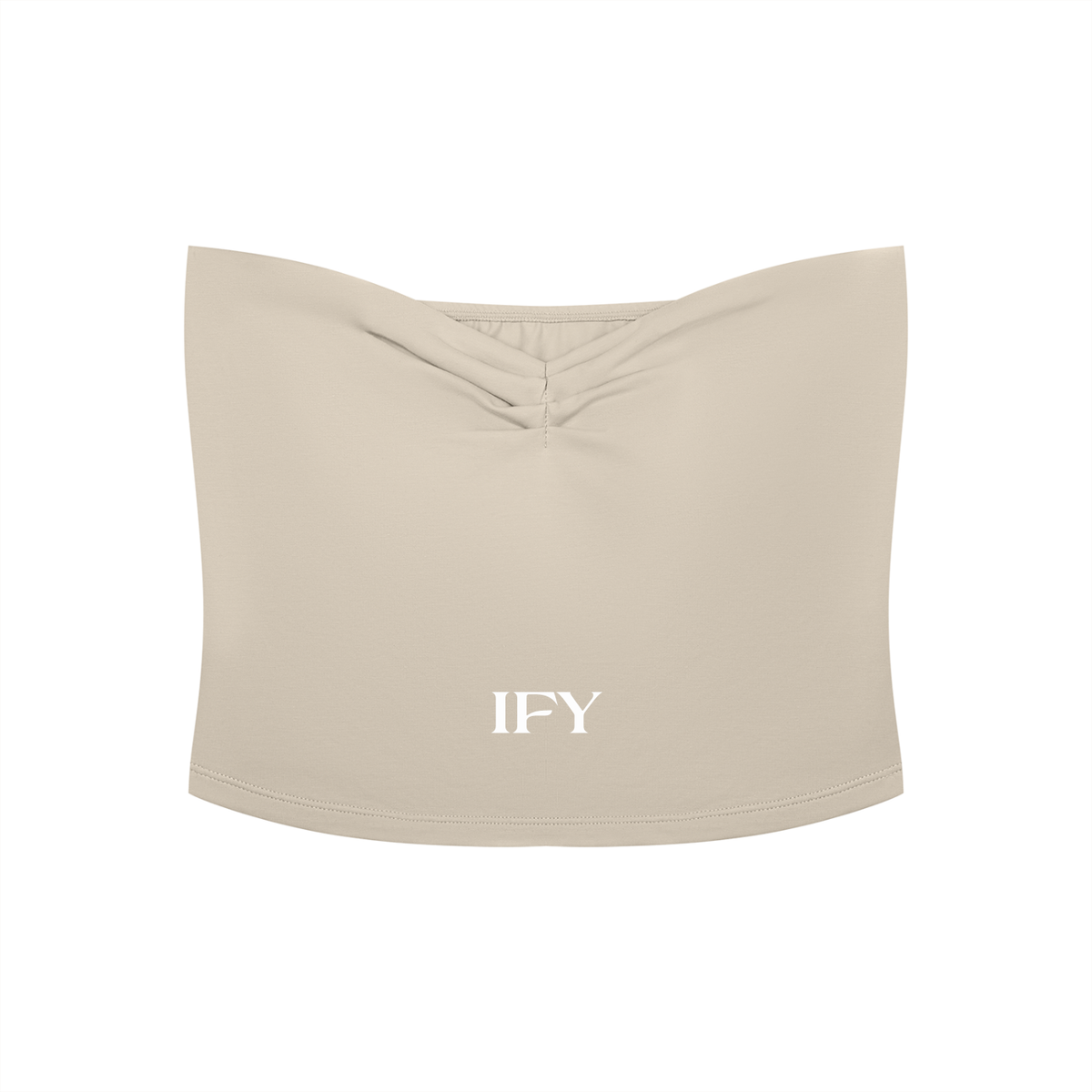 Women's Ruched Cropped Tube Top