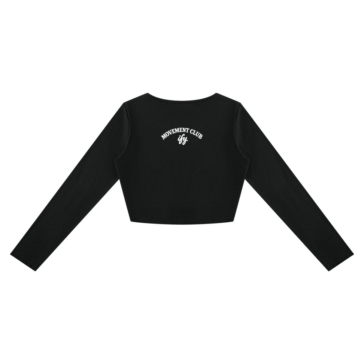 Cotton-Rich Cropped Long-Sleeve T-Shirt