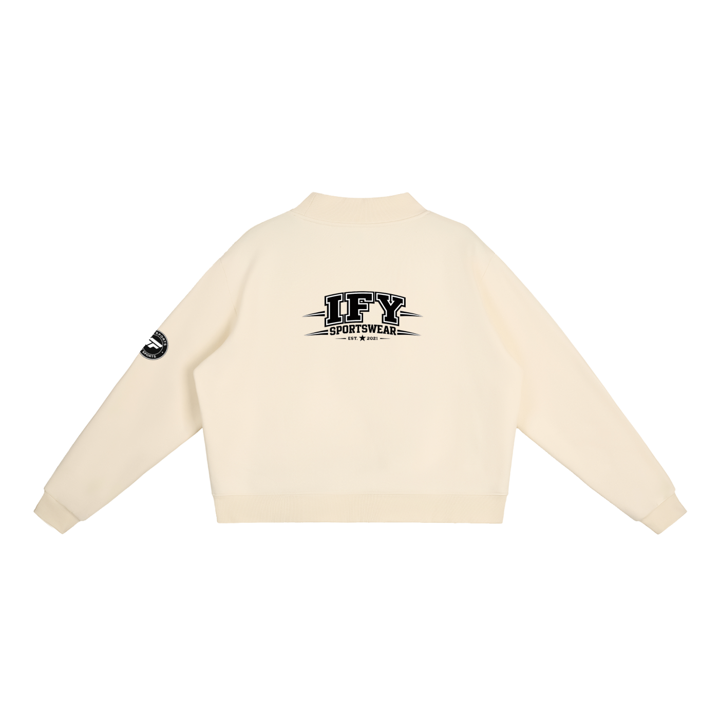 Elevate Your Style with Our Women's Fleece Mock-Neck Sweatshirt